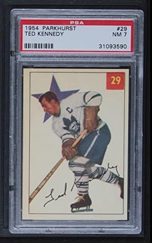 1954 Parkhurst 29 Teeder Kennedy Toronto Maple Leafs PSA PSA 7.00 Maple Leafs