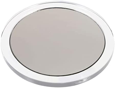 Ieasehzj maquiagem espelho espelho de sucção maquiagem maquiagem xícara de copoomrrors redondos viagens compactas portátil small spot spot chuveiro 20x bolso de bolso 10x