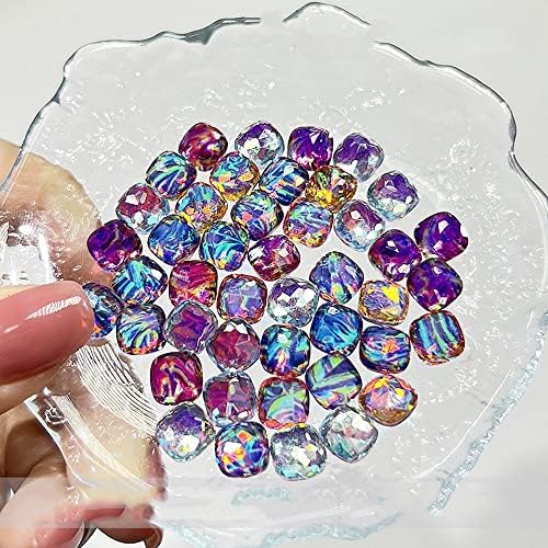 BYBYCD 3D UNIL ART Decoração de 8 mm de jóias de cristal, produzindo gemas gemas gem Diy Acessórios de manicure de artesanato