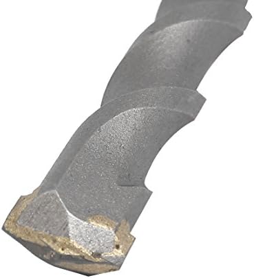 Aexit 12mm Tip Tool Titular de 200 mm de comprimento de aço cromado Broca de broca redonda de martelo de martelo Modelo de broca: