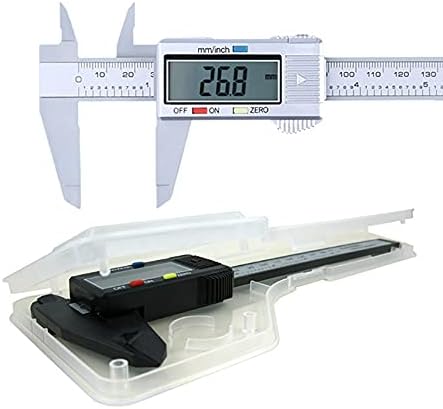 Calibre de pinça vernier jf-xuan de alta precisão Display eletrônico digital pinça vernier 0-150mm Medição de plástico ferramenta de medição interna Diâmetro