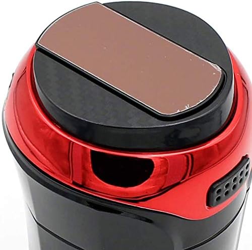 WSSBK Car Ashtray ， destacável Cigarro solar mais claro LED LED Light Bandey Recipiente para CAR