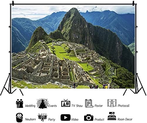 Baocicco 12x8ft Santuário histórico de machu picchu cenário de cenário de cenário de lua de mel mvery single mveryu