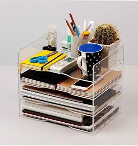 Armário/rack de arquivo mtylx, Rack de mesa de mesa Rack moderno de estilo minimalista File Box de armazenamento de armazenamento