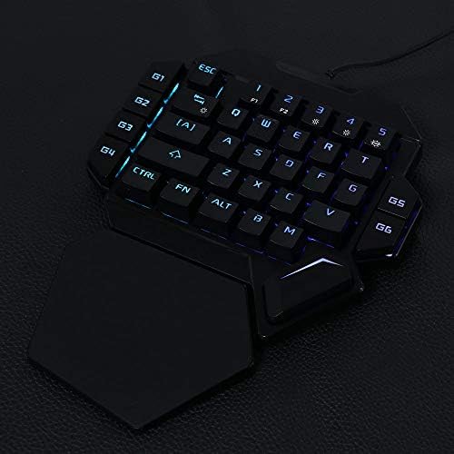 Kiiboom K50 Teclado de Jogos Mecânicos de uma mão, 39 teclas PUBG TELECAP VERSÃO USB FILHA MECÂNICA FELE