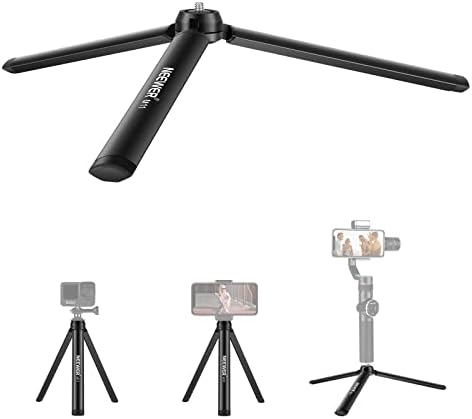 Neewer Mini Mini Tripod Stand para Monopod da câmera DSLR da alça de alça de cardá