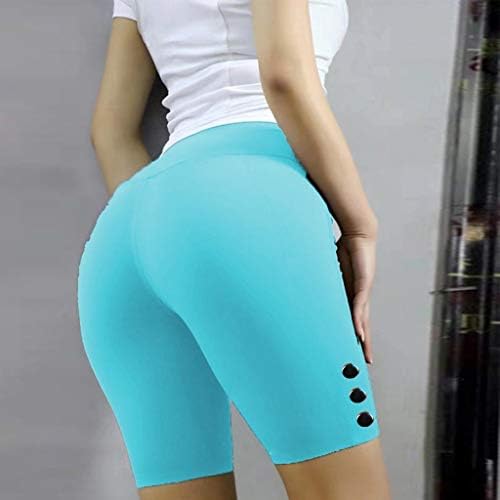 Jinfe Women Basic Slip Bike Shorts Treino de compressão Leggings Yoga Shorts Capris Lounge Shorts Pack Women