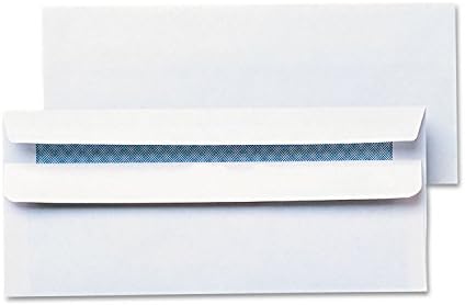 Universal 36101 Envelope de negócios auto-seamentos, tonalidade de segurança, 10, 4 1/8 x 9 1/2, branco, 500/caixa