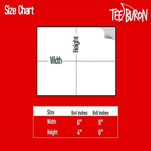 Teeburon Tae Kwon Faça Pacote de adesivos de código de barras mais baixo x4 6 x4