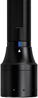 LedLenser P6R Core QC, lanterna com foco de 4 cores, sistema de foco avançado, foco rápido, estroboscópio multicolorido, porta