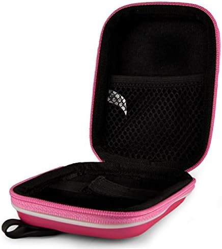 Nylon Pink Compact Digital Point & Shoot Caixa de câmera espessa para Nikon Coolpix S02 S01 S6800 S5300 S5200 S3600 S3500 S30