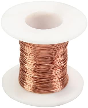 FILECT 0,27 mm interno diante fio ímã de fio esmaltado bobina de enrolamento de arame de cobre de 164ft qa-1-155 modelo amplamente