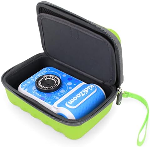 Casos de viagem de câmera de brinquedo CASEMATIX Compatível com Kidizoom PrintCam, Recarias de papel e carregador com pulseira,