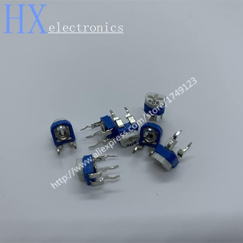 20pcs RM -065 101/501/102/103/104/201/203/503/1M Resistor variável de aparador -