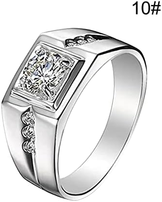 2023 Novo anel de anel de anel de temperamento do casamento de ouro dominante banhado para homens eternos no engajamento dos