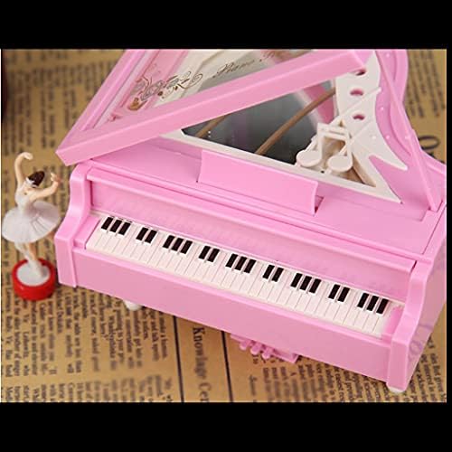 Caixas de música do modelo de piano romântico do SELSD Caixas musicais de decoração de decoração de aniversário (cor: OneColor, tamanho