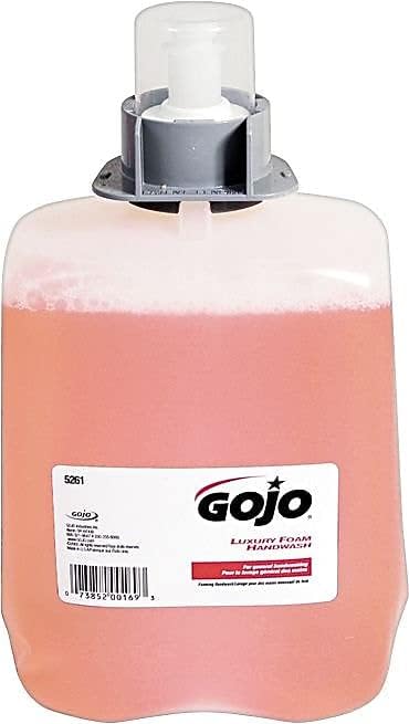 GOJO FMX-20 FOAM LUXO FOAM MABILIDADE, CRANBERRY, RECILL, 2000 ML, 2/CT