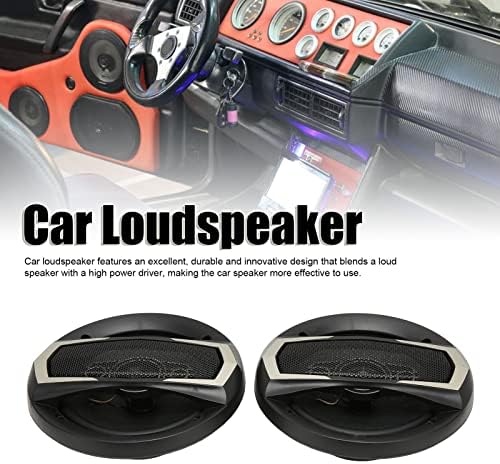 2PCS Car -se do alto -falante do carro, 600W 600W Mini Tweeter Speaker High Low Sound Coaxial Car Orador Estéreo do Carro para o Sistema de Áudio do Carro