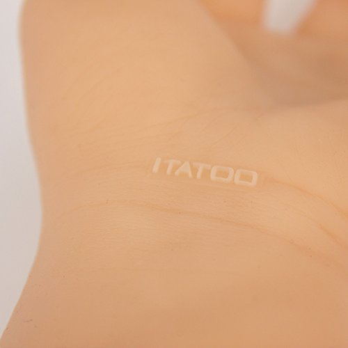 Tatuagem de silicone de itatoo Prática da mão Hand Tattoo Hand manequim pele de tatuagem falsa para tatuagens artistas e iniciantes