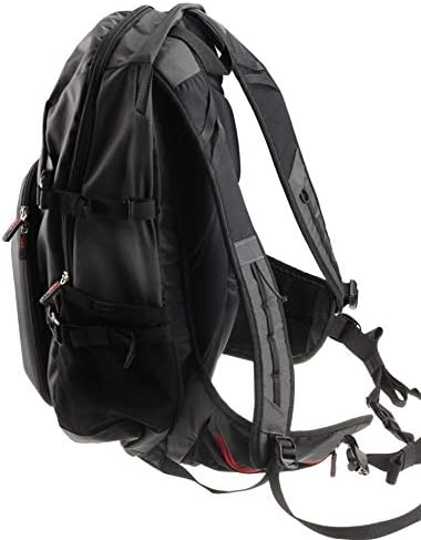 Backpack da câmera de ação da Navitech e kit de combinação de acessórios de 18 em 1 com cinta de tórax integrada compatível com o veero muvi kx-1 4k