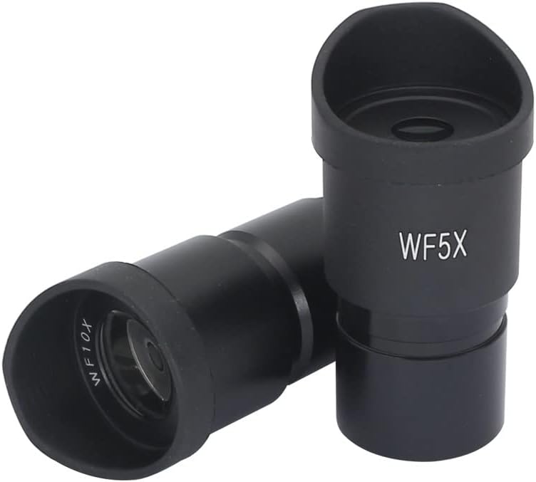 Acessórios para microscópio para adultos crianças microscópio de estéreo ocular wf5x wf10x wf15x wf20x lente óptica, diâmetro
