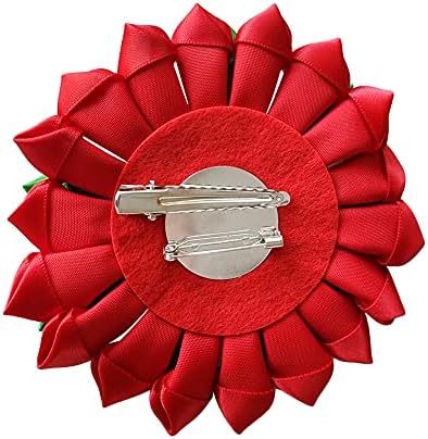 Ordem da estrela oriental Oes Satin Flower Broche Pin for Women