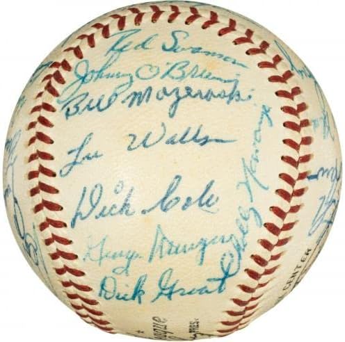 Beautiful Roberto Clemente 1956 Pittsburgh Pirates Team assinou o DNA de beisebol PSA. - bolas de beisebol autografadas