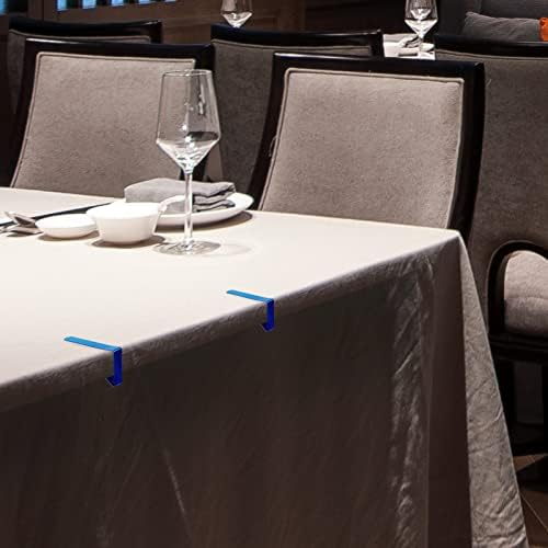 Blueden 8 pacote de toalha de mesa, clipes de mesa de aço inoxidável ideal para mesas de piquenique ， Restaurante ， Casamentos ， Party