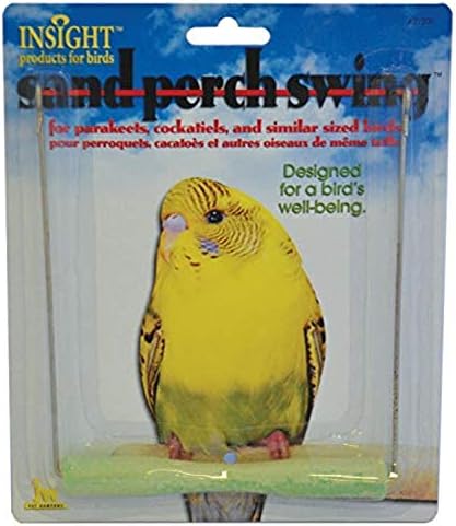 JW Pet Company Insight Sand Pold Swing Bird Toy, pequeno, variado