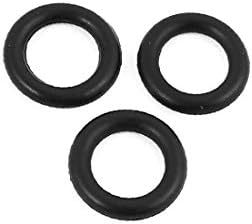 X-dree 20pcs 10mm x 1,9 mm de borracha o anel de vedação resistente ao calor NBR ilhós preto (20pcs 10mm x 1,9 mm O-rings de goma