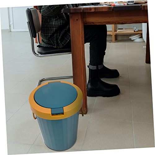 Veemon -up lixo lata lata de lixo com tampa de ornamento recipiente mini lata de lixo com tampa lixo de lixo de lixo