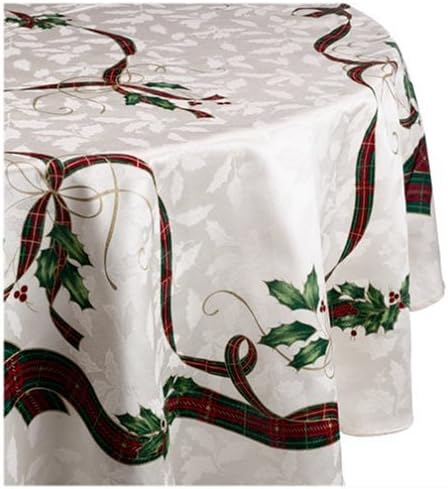 Lenox Holiday Nouveau Tloth, rodada de 70 polegadas, marfim