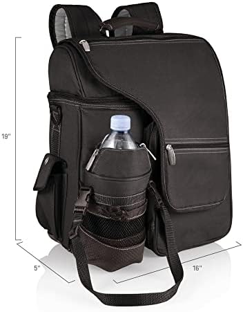 Time de piquenique NCAA Turismo Backpack Cooler com transportadora de garrafa de água - Bolsa de refrigerador de viagem