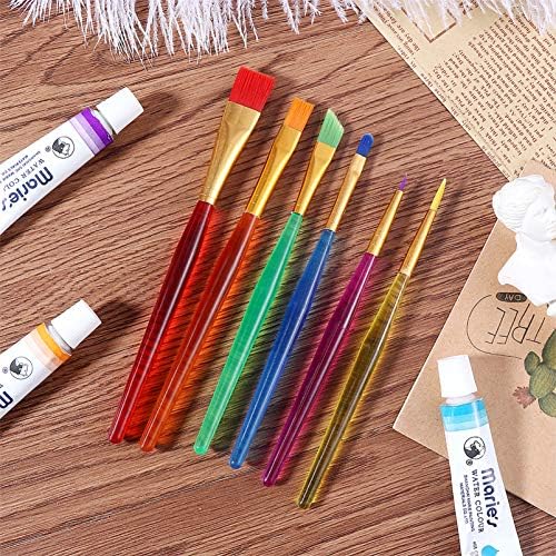 Conjunto de pintura a óleo de nuobesty 12pcs crianças pintando pincel pintando canetas de pintura de arte conjuntos de ferramentas