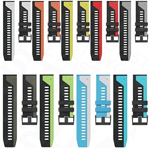 BNEGUV SPORT Silicone Watch Band Strap para Garmin Fenix ​​6x 6 Pro 5x 5 Plus 3 HR Smartwatch 22 26mm EasyFit Redunda