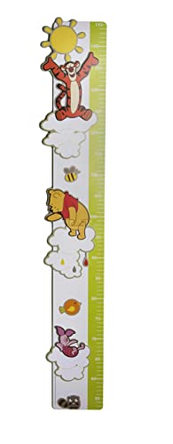 FUNCECO WINNIE O gráfico de altura Pooh até 145 cm com Winnie, Tigger, Eeyore e Piglet
