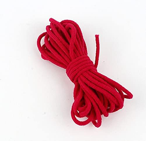 Irisgardenn 3mm de corda elástica colorida de corda de borracha de corda pendurada corda redonda elástica faixas de cordão