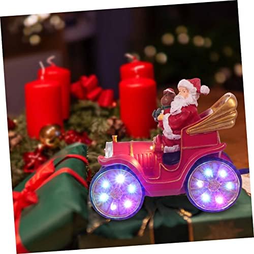 OSALADI 1PC Luzes de Natal Ornamentos de Natal Aquilaria de Natal Conjunto de trem de Natal para Miniaturas para Mesa