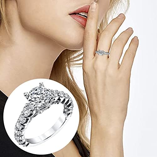 Anéis de cacto em forma de amor anel oco anel de água gota de água de diamante de cobre de moda completa anéis femininos pacote