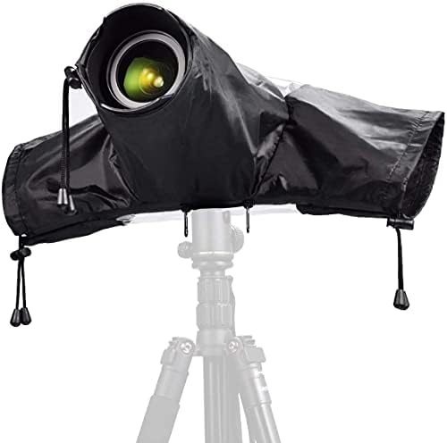 Capa de chuva profissional da câmera, capa de protetor de câmera à prova de chuva para a Canon Nikon Sony DSLR câmeras sem espelho, 18,3 × 13,8 polegadas