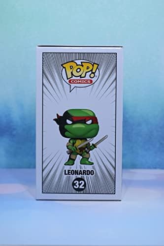 POP! Tartarugas Ninja Mutant Teenage Teenage: Leonardo visualiza uma figura exclusiva de vinil