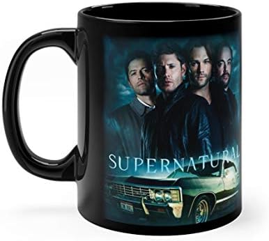 Supernatural Forever Dean Sam Castiel e Crowley com Impala -Black