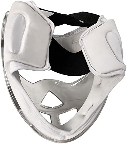 Máscara de face de hóquei em campo Clear Force Proteção de canto de pênalti transparente, cores disponíveis preto, branco,