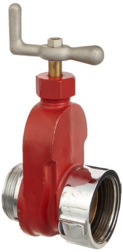 Dixon HGV250 Brass Single Hydrant Gate Valve, 2-1/2 NST feminino x NPSH macho