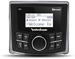 Rockford Fosgate Punch Marine PMX-1 Receptor de mídia digital com 2,3 Display LCD da matriz DOT