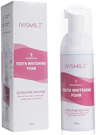 Crega de dente espumante, 2 compacta por creme dental de morango, pasta de dente de espuma Crianças com espuma de mousse,