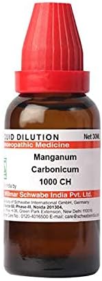 Dr. Willmar Schwabe Índia Manganum carbonicum Diluição 1000 CH garrafa de 30 ml de diluição