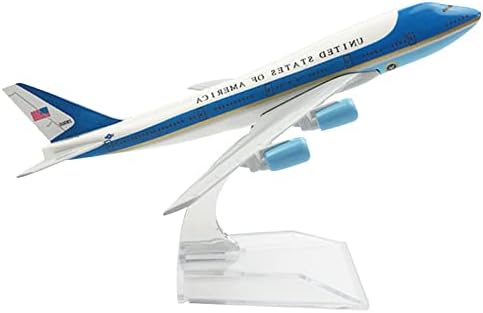 Natefemin 1: 400 Alloy Air Force One 747 Modelo de aeronave Avião Modelo de aeronave Simulação Fightion Science Modelo de exibição