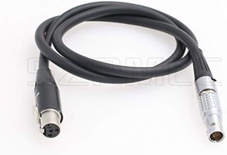 Szrmcc 0b 2 pino macho para mini xlr 4 pinos Cabo de alimentação feminina para a câmera ARRI ALEXA 12V para TVLogic Monitor