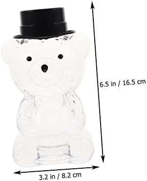 UPKOCH 12 PCs Milk Tea Tea Bottle Bottle Coffee Contêiner Clear recipiente com iogurte de iogurte bebida plástica garrafa de garrafa de mel garrafas de café a granel garrafas de água plástica